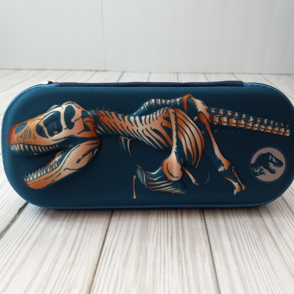 Inkology Jurassic World 3D Molded Trex Dinosaur Pencil Case - Picture 1 of 8
